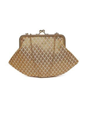 gold embroidery regular clutch - 18281411 - Standard Image - 5