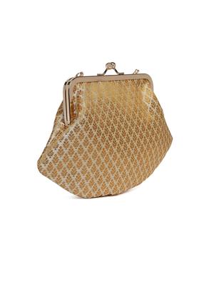 gold embroidery regular clutch - 18281411 - Standard Image - 6