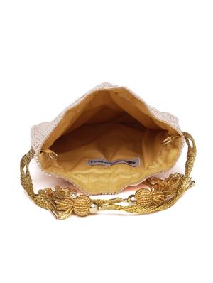 pink sequined regular potli - 18281412 - Standard Image - 3