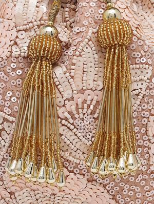pink sequined regular potli - 18281412 - Standard Image - 4