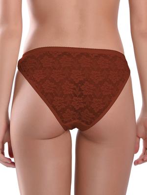 brown net bikini panty - 18281648 - Standard Image - 3
