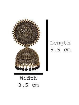graceful delightful jhumka earrings - 18283341 - Standard Image - 5