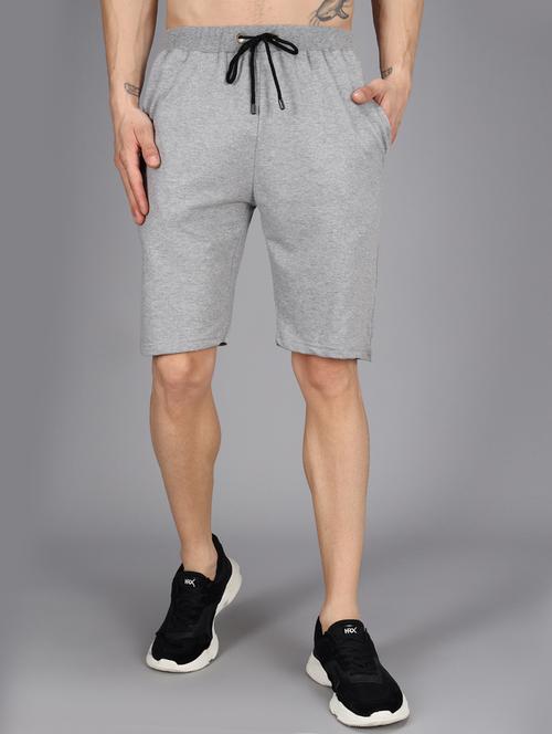 grey melange short - 18283983 - Standard Image - 1