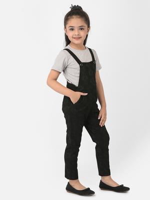 black solid dungaree - 18284275 - Standard Image - 3