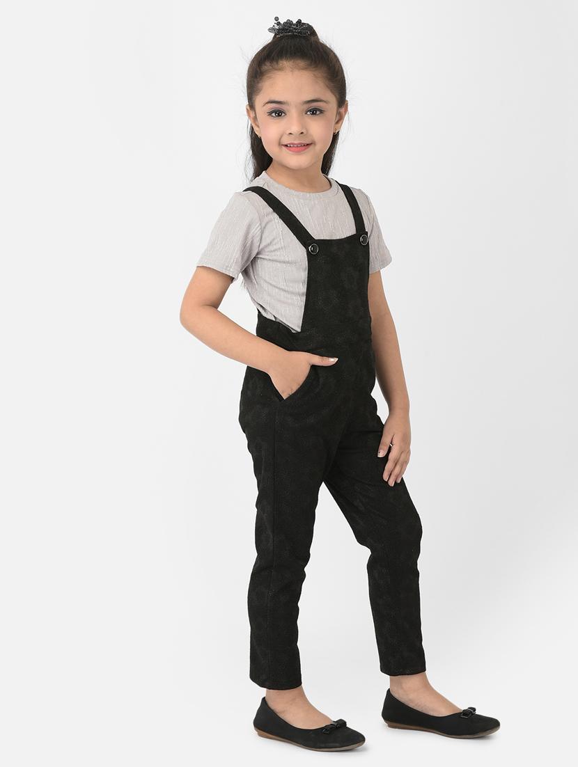 black solid dungaree - 18284275 - Zoom Image - 3