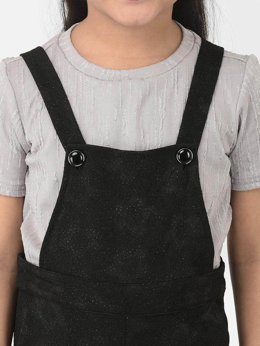 black solid dungaree - 18284275 - Zoom Image - 6