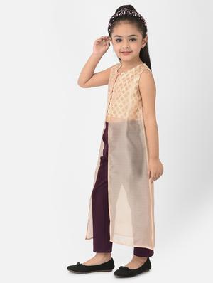 beige printed suit set - 18284278 - Standard Image - 3
