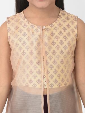 beige printed suit set - 18284278 - Standard Image - 6
