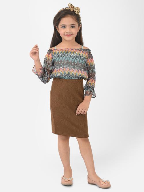 brown printed twin sets - 18284280 - Standard Image - 1