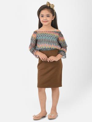brown printed twin sets - 18284280 - Standard Image - 4