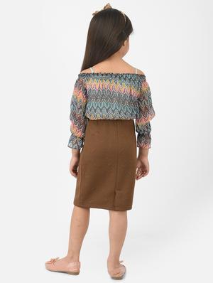 brown printed twin sets - 18284280 - Standard Image - 5