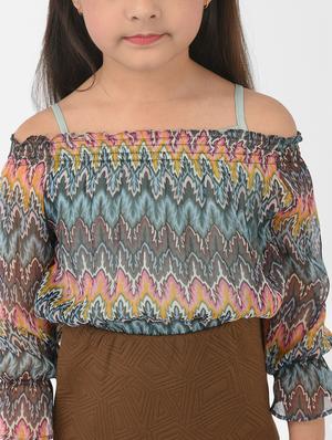 brown printed twin sets - 18284280 - Standard Image - 6