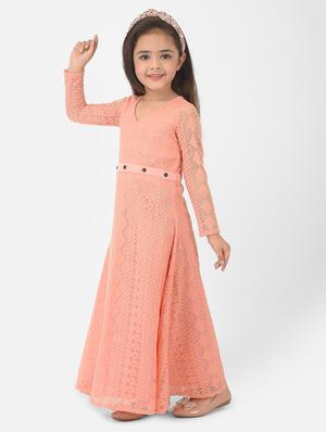 pink embroidered frock - 18284304 - Standard Image - 4