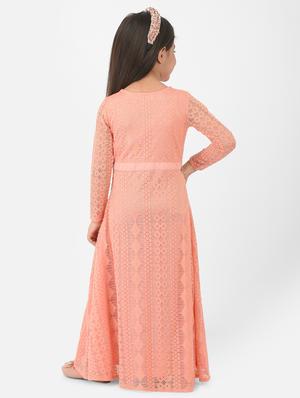 pink embroidered frock - 18284304 - Standard Image - 5