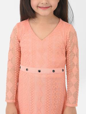 pink embroidered frock - 18284304 - Standard Image - 6