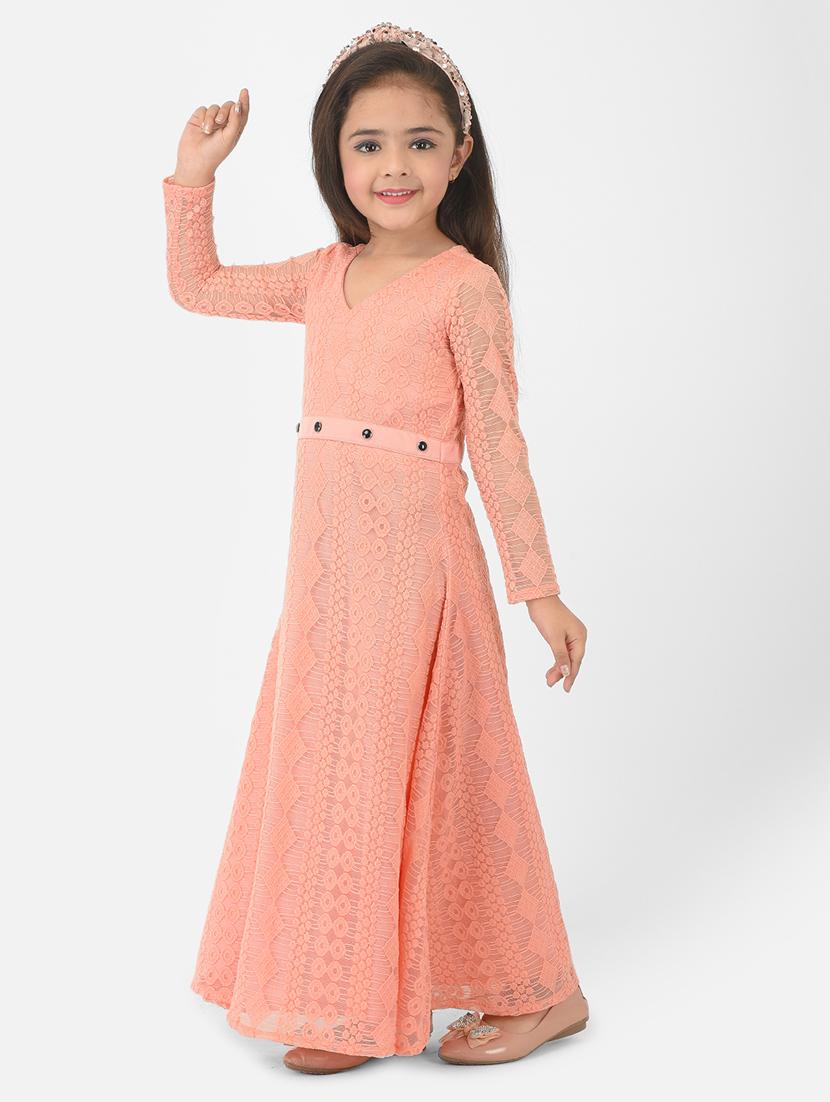 pink embroidered frock - 18284304 - Zoom Image - 4