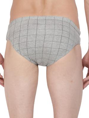 grey checkered hipster brief - 18284336 - Standard Image - 3
