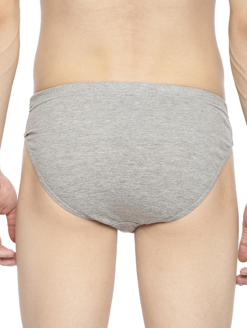 grey melange hipster brief - 18284350 - Zoom Image - 3