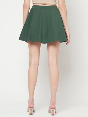 mid rise flared skirt - 18284900 - Standard Image - 3