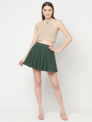mid rise flared skirt - 18284900 - Standard Image - 4