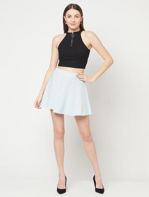 mid rise flared skirt - 18284903 - Standard Image - 4