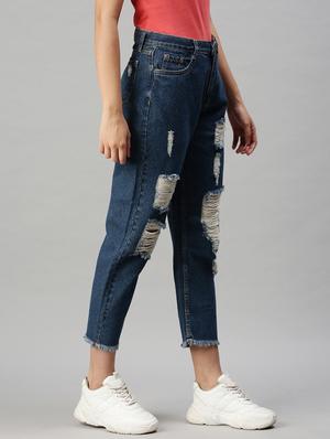 high rise stone washed jean - 18285652 - Standard Image - 2
