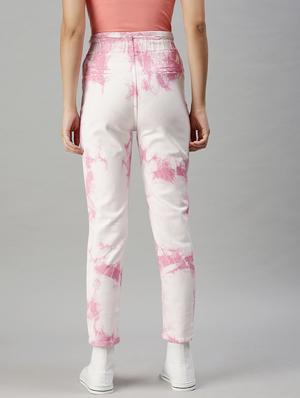 high rise tie & dye jean - 18285672 - Standard Image - 3