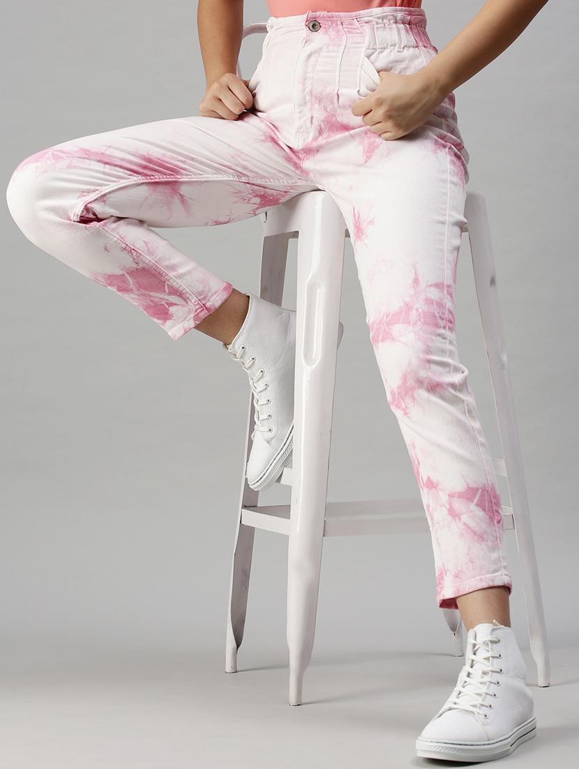 high rise tie & dye jean - 18285672 - Zoom Image - 5