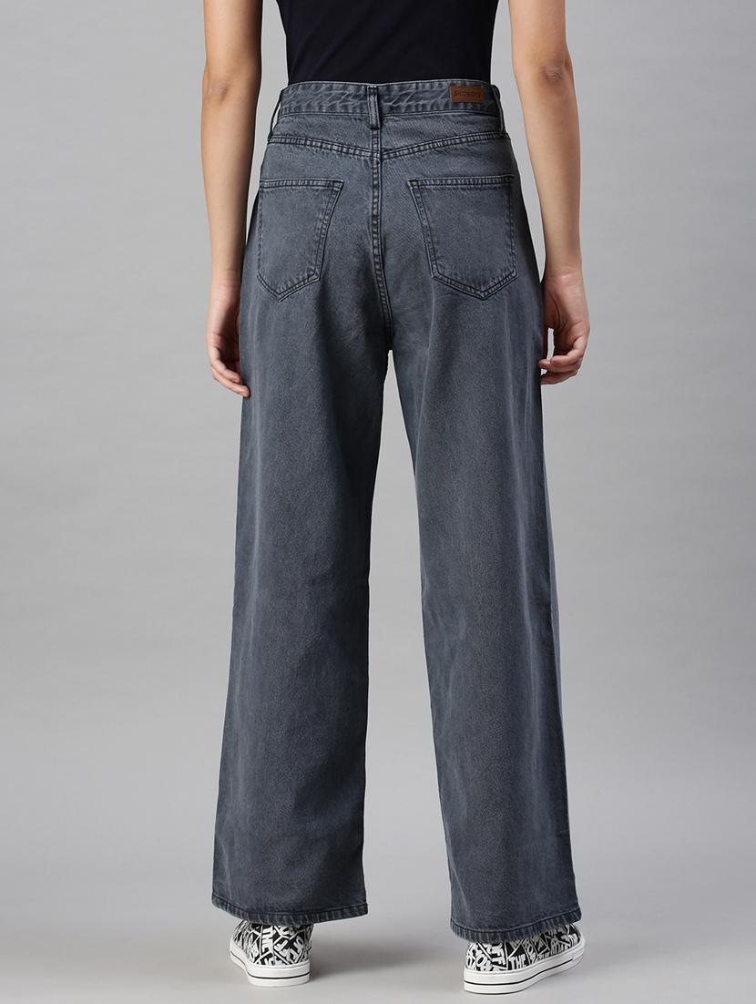 high rise stone washed jean - 18285677 - Zoom Image - 3