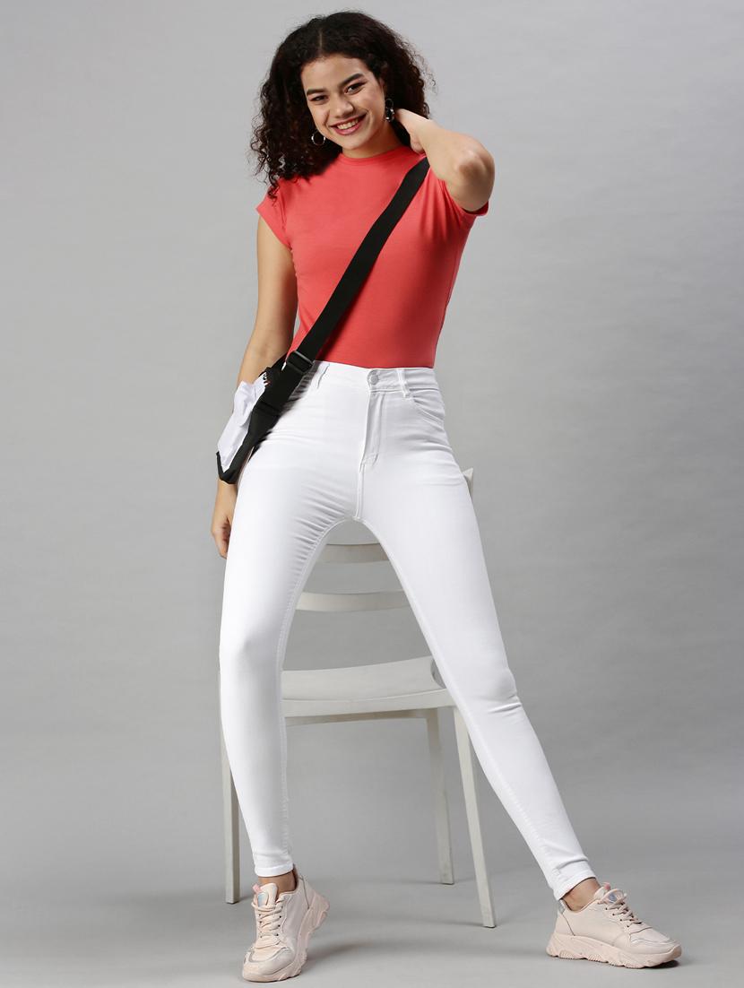high rise solid jean - 18285690 - Zoom Image - 4
