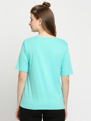 round neck solid tee - 18286503 - Standard Image - 3