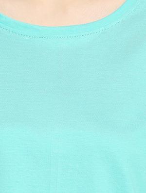 round neck solid tee - 18286503 - Standard Image - 5