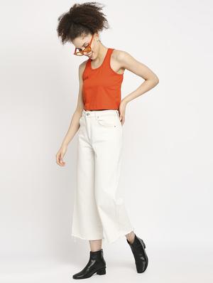 racer back solid crop top - 18286516 - Standard Image - 4