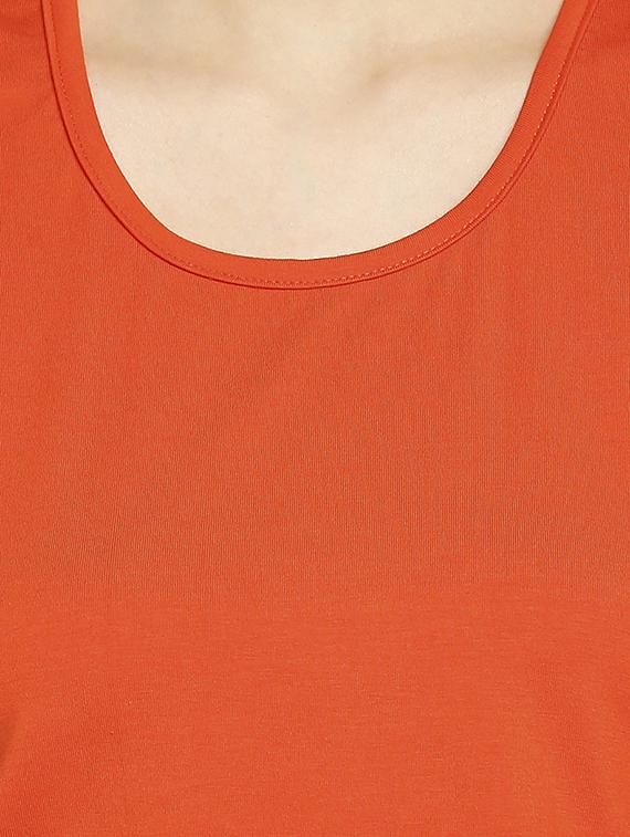 racer back solid crop top - 18286516 - Zoom Image - 5