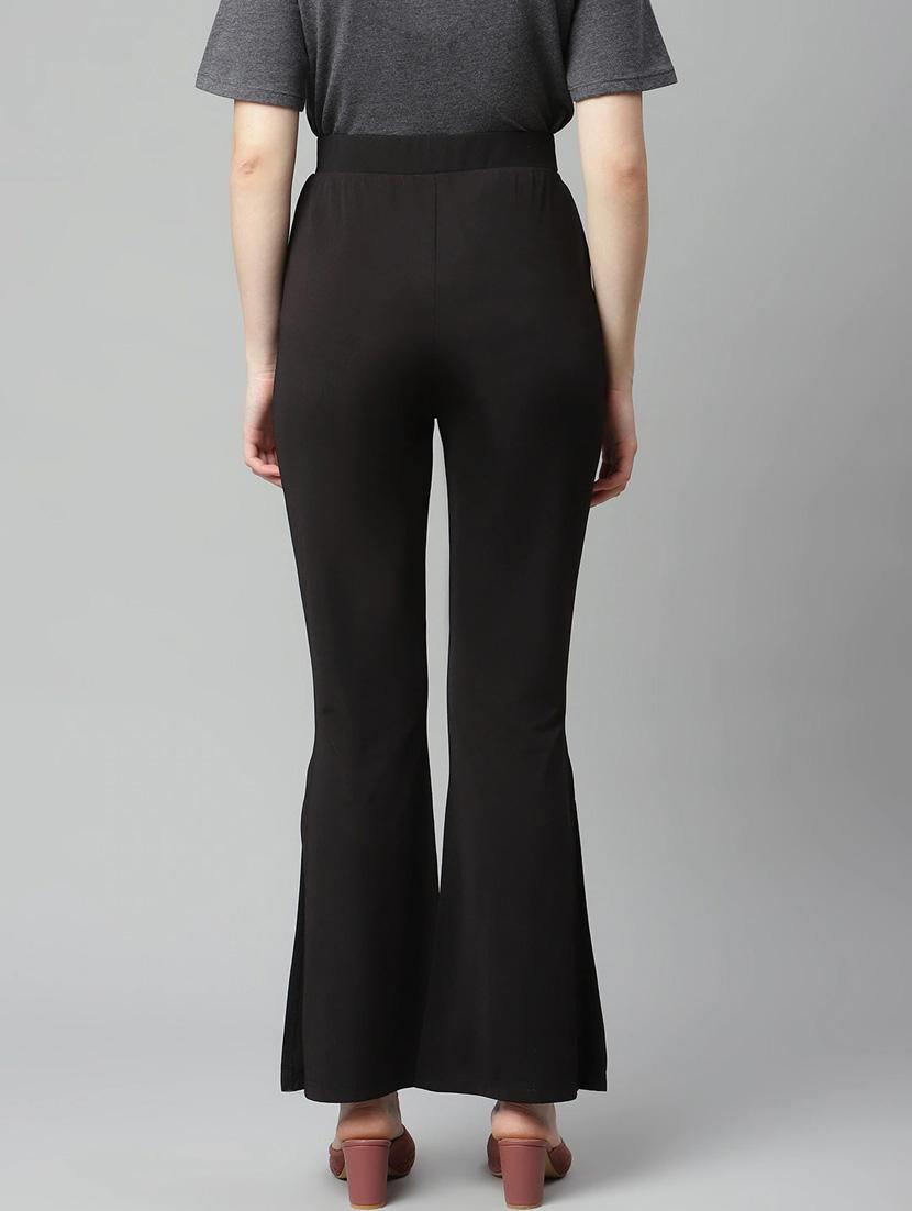 high rise solid wide leg trouser - 18288699 - Zoom Image - 3