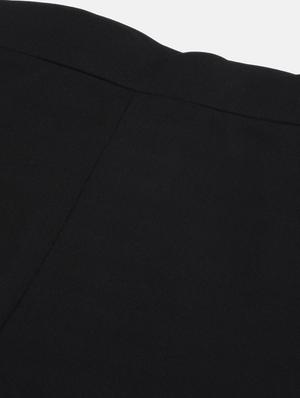 high rise solid wide leg trouser - 18288702 - Standard Image - 5