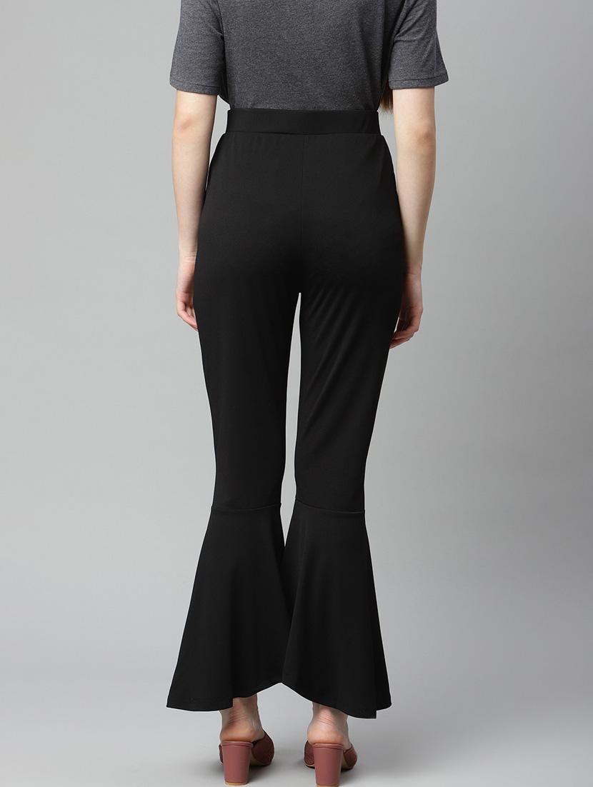 high rise solid wide leg trouser - 18288702 - Zoom Image - 3