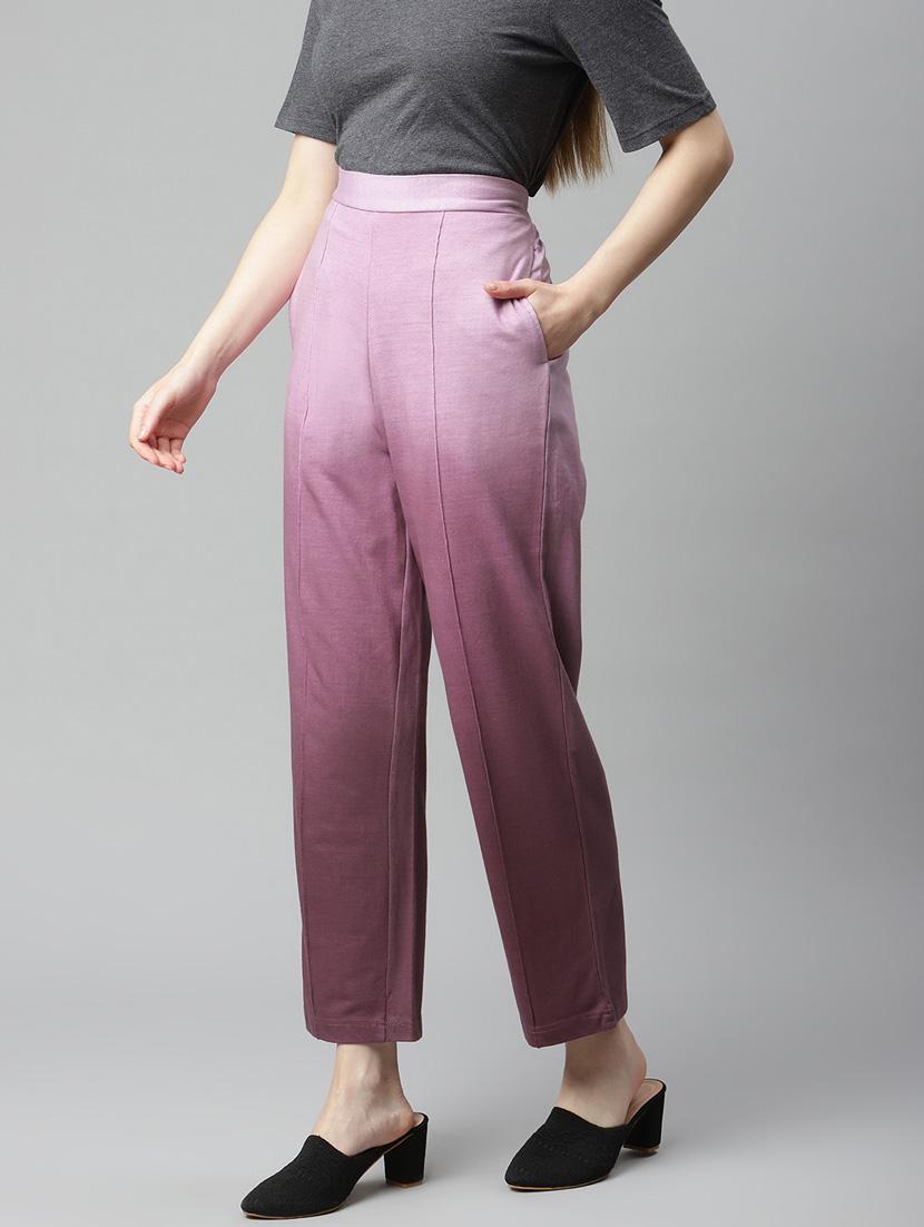 high rise flat front trouser - 18288703 - Zoom Image - 2
