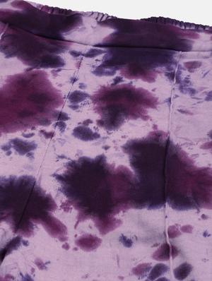high rise tie & dye flat front trouser - 18288706 - Standard Image - 5