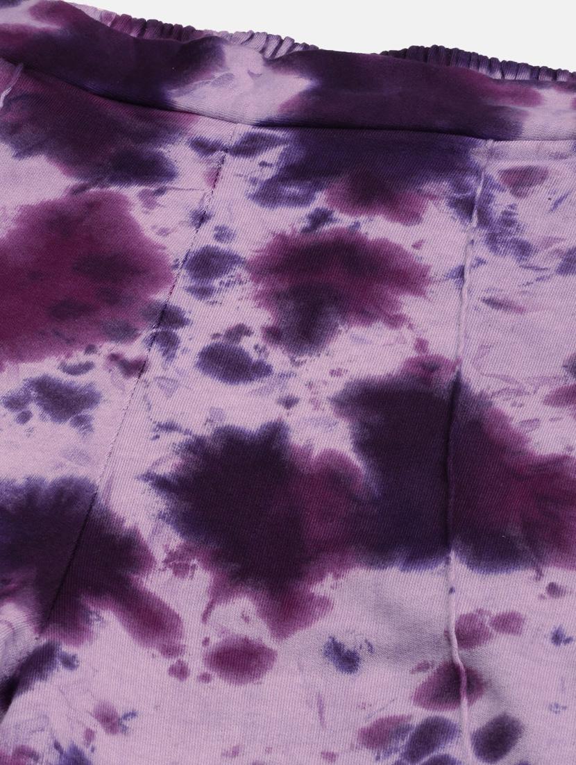 high rise tie & dye flat front trouser - 18288706 - Zoom Image - 5