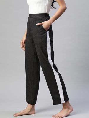 high rise side taped track pant - 18288713 - Standard Image - 2