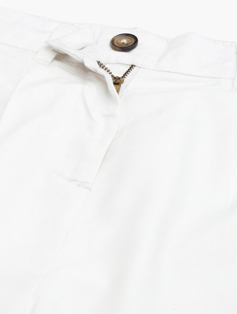 mid rise solid chinos trouser - 18288722 - Zoom Image - 4