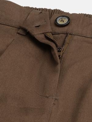 mid rise solid chinos trouser - 18288726 - Standard Image - 4