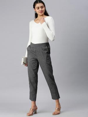 mid rise cigarette pants trouser - 18289798 - Standard Image - 4