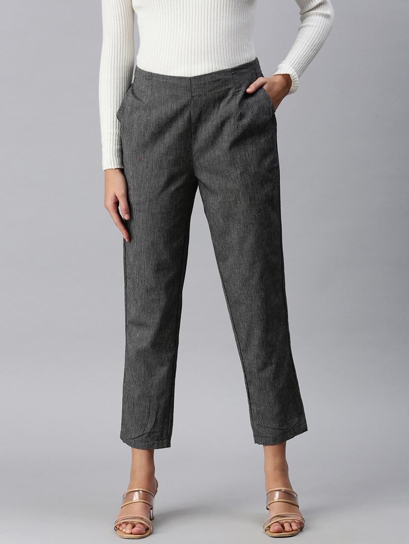 mid rise cigarette pants trouser - 18289798 - Zoom Image - 1