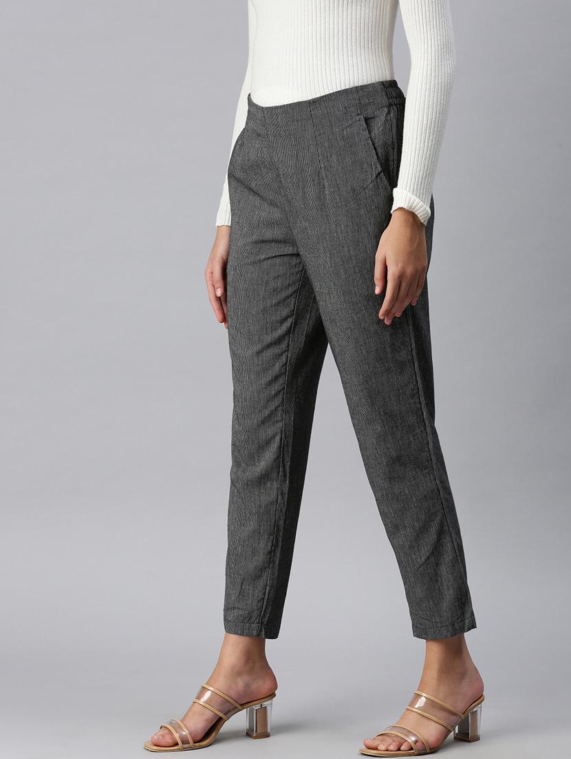 mid rise cigarette pants trouser - 18289798 - Zoom Image - 2
