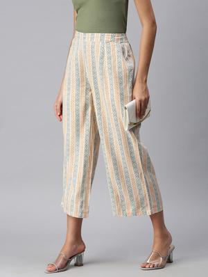 mid rise straight palazzo - 18289849 - Standard Image - 4