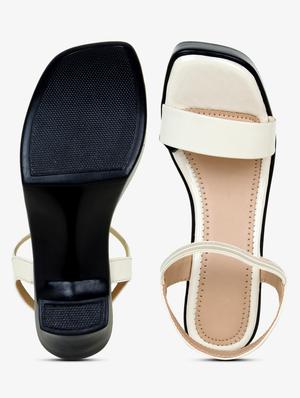 nude synthetic slip on pumps - 18289937 - Standard Image - 3