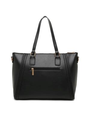 black solid regular tote - 18290388 - Standard Image - 2