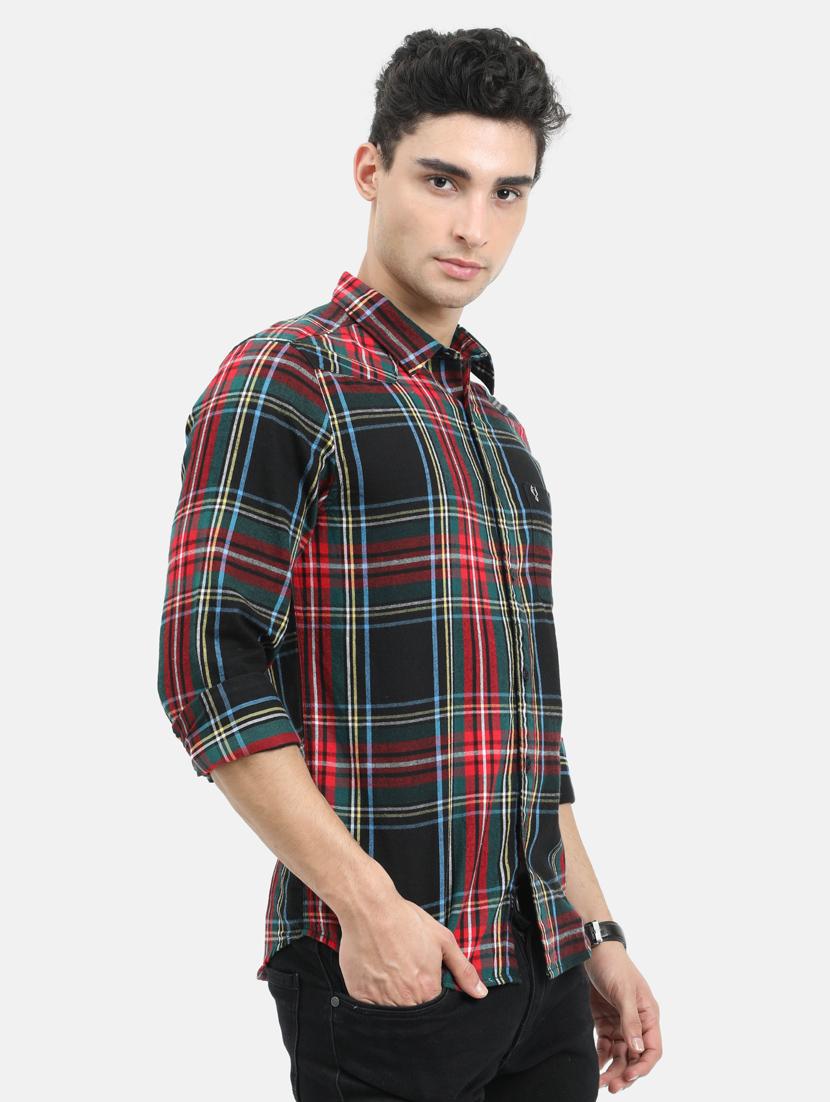 red checkered casual shirt - 18291023 - Zoom Image - 2